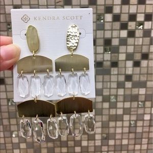 Kendra Scott Emmet Gold  Statement Earrings
